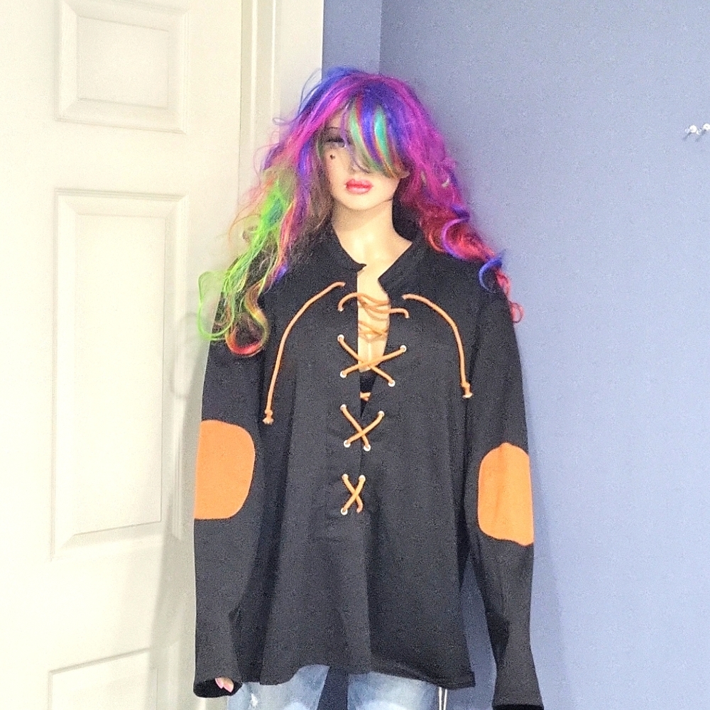 BLACK SEXY SWEATSHIRT